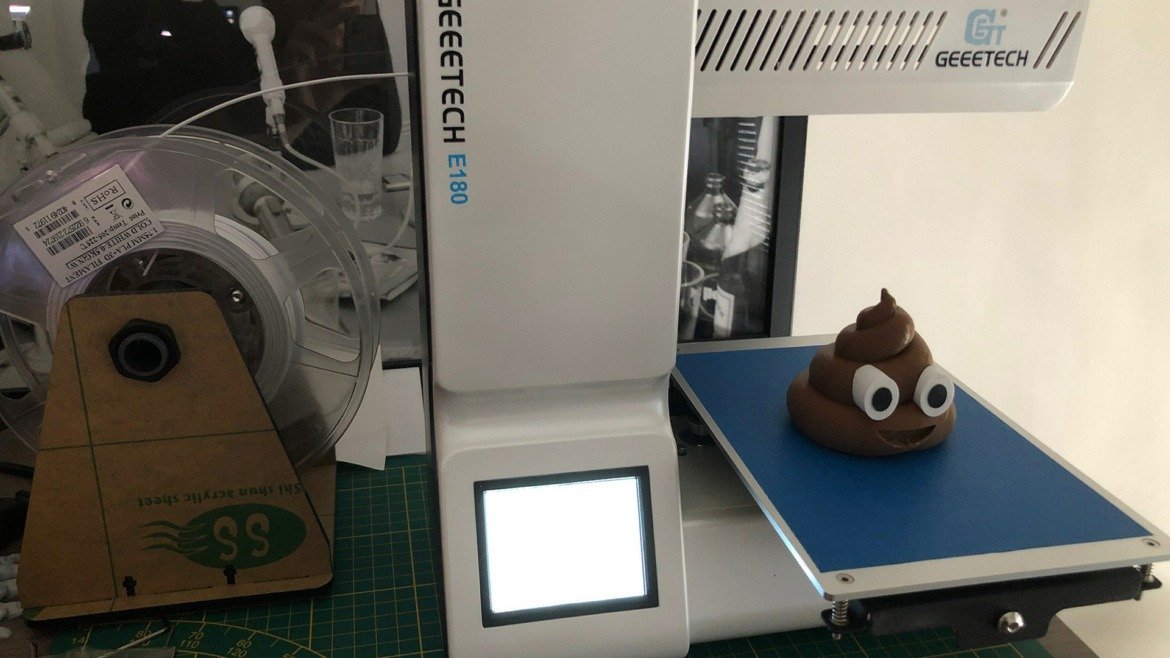 Pourquoi Mon Imprimante N Imprime Pas Le Noir Test flash : L'imprimante Geeetech E180 - Le Blog 3D | Imprimantes 3D